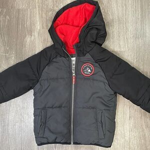Carters Boys Black Be Brave and Explore Coat with Hood Size 3T